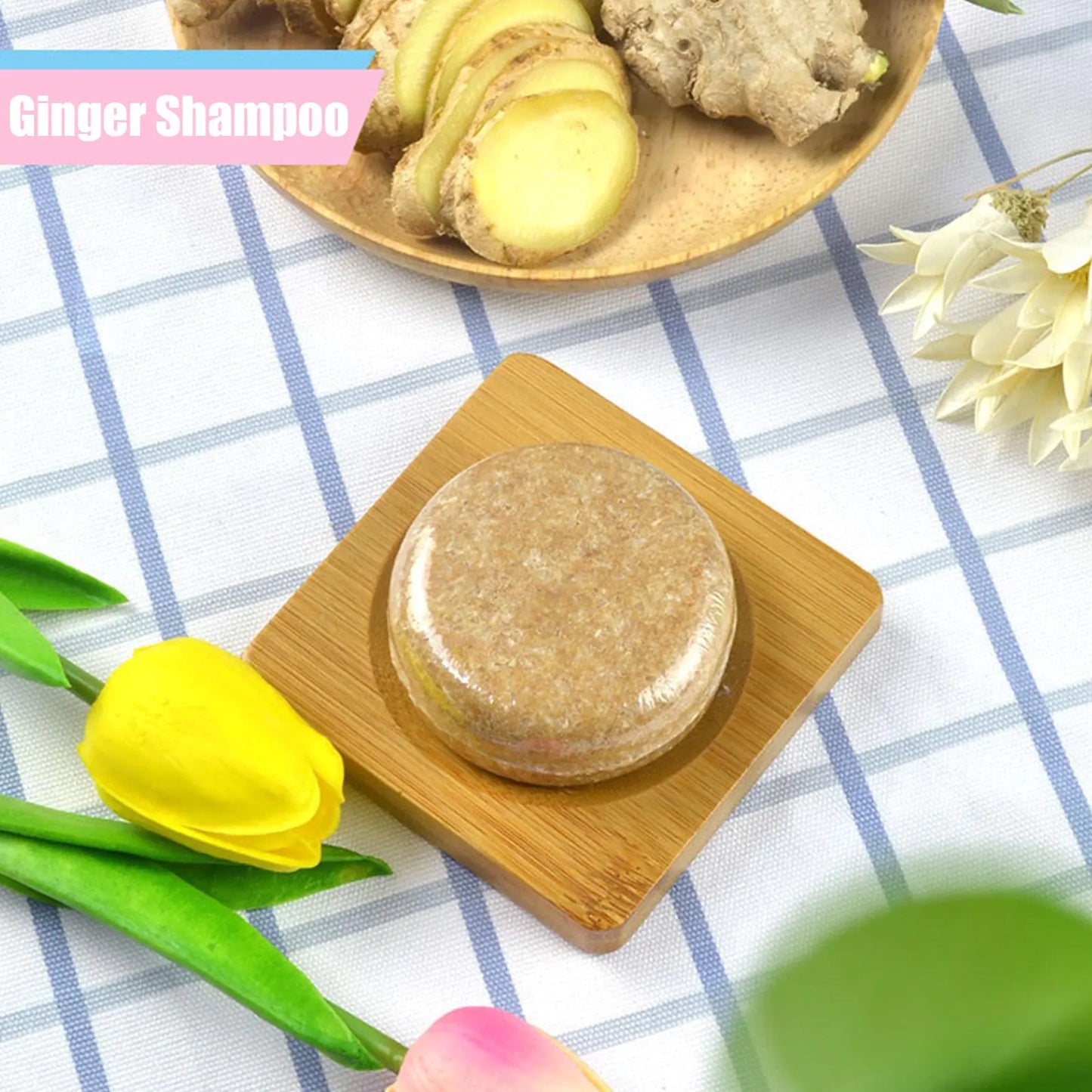 Sacred Scents Soap: Ginger Polygonum Hair Growth Soap Shampoo