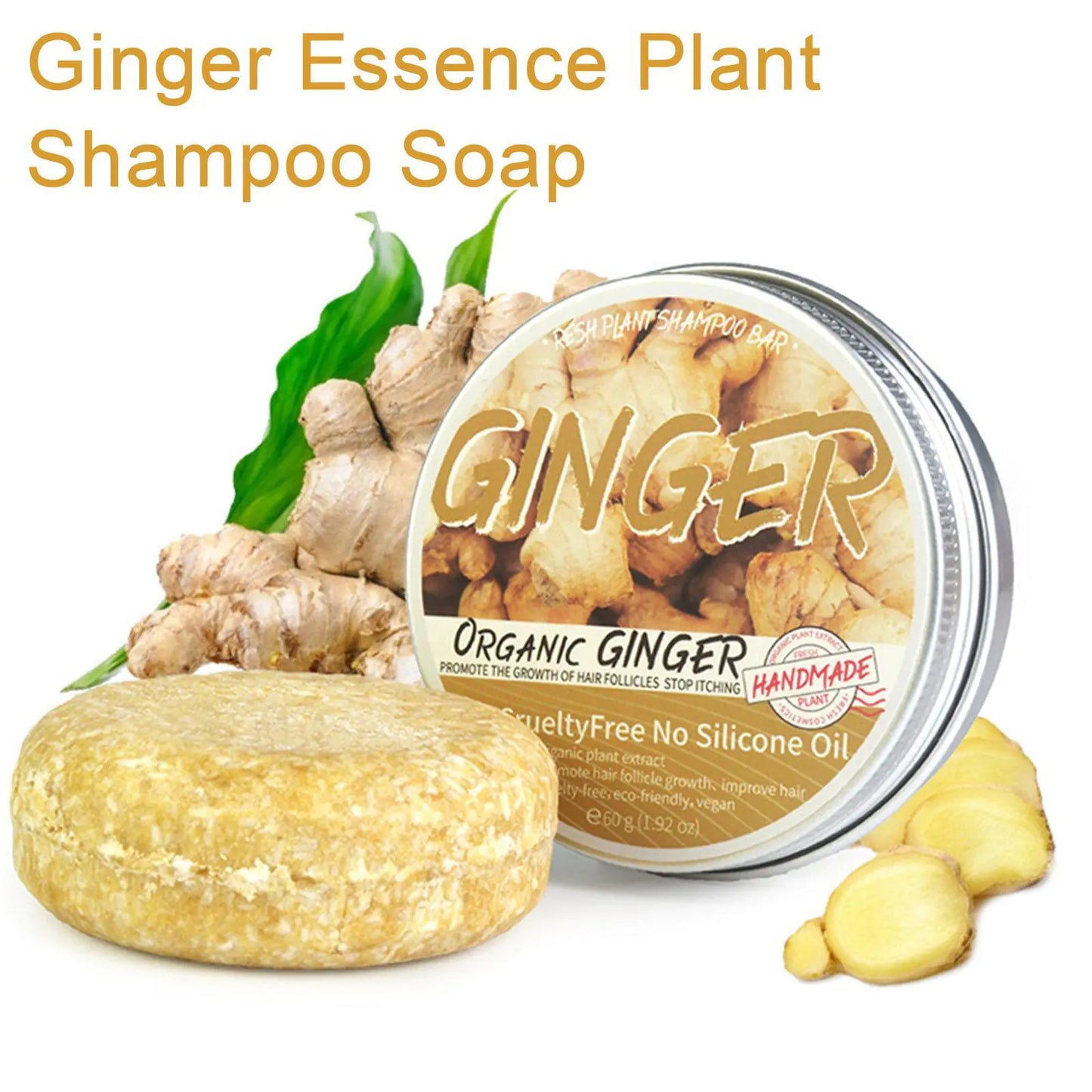 Sacred Scents Soap: Ginger Polygonum Hair Growth Soap Shampoo