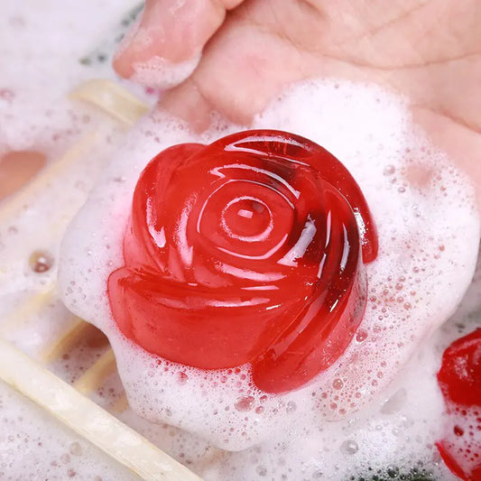 "The Sacred Scents: Rose Essence Illuminating Soap"