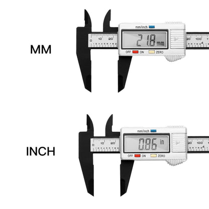 Measuring Tool Inner Outer Diameter Electronic Digital Display Vernier Caliper 0-High Strength Plastic Caliper