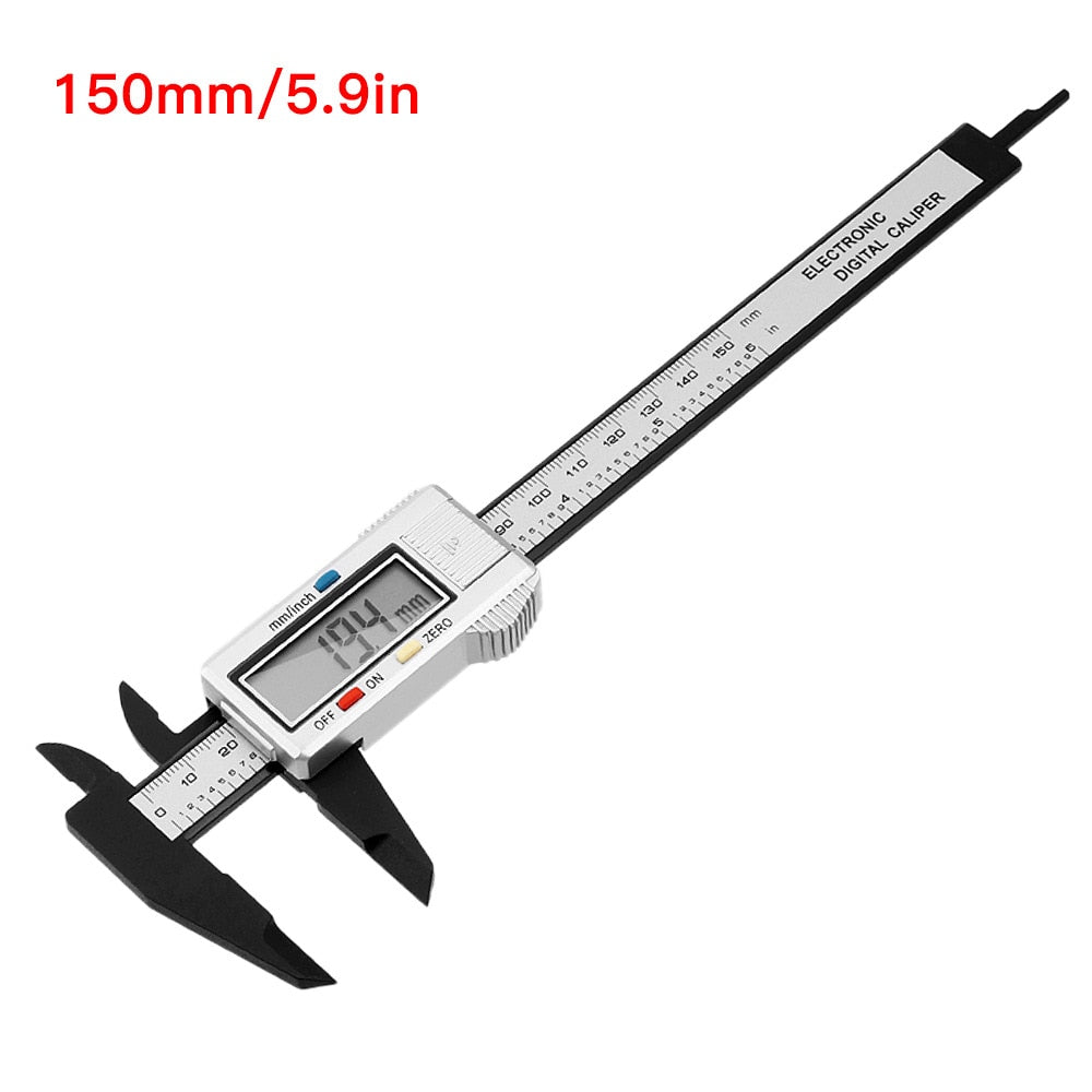 Measuring Tool Inner Outer Diameter Electronic Digital Display Vernier Caliper 0-High Strength Plastic Caliper